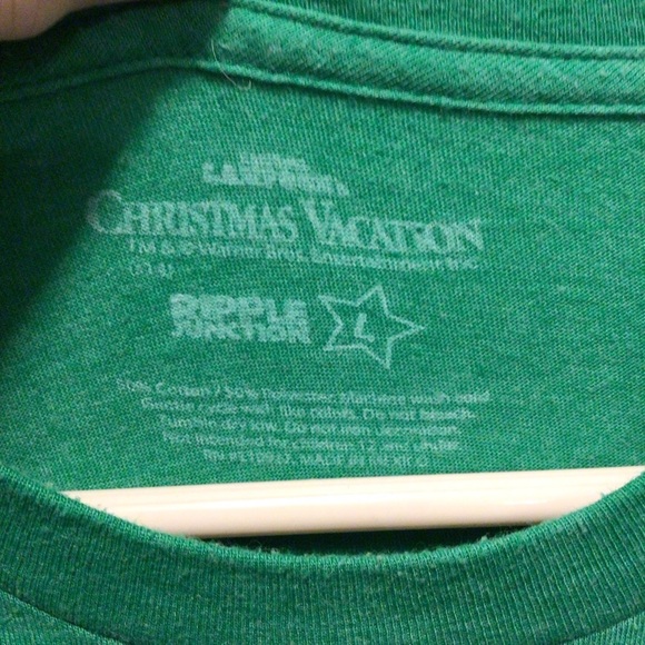 Ripple Junction Mens Christmas Vacation Clark Griswold Green T-Shirt Size Large - Picture 4 of 4